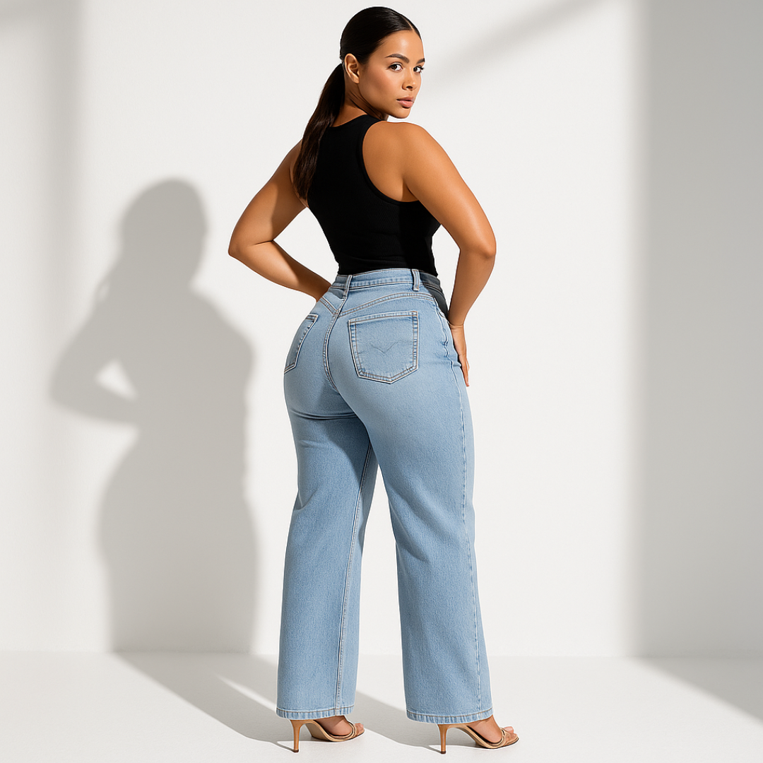 Velure® Mid-low Rise Stretch Jeans