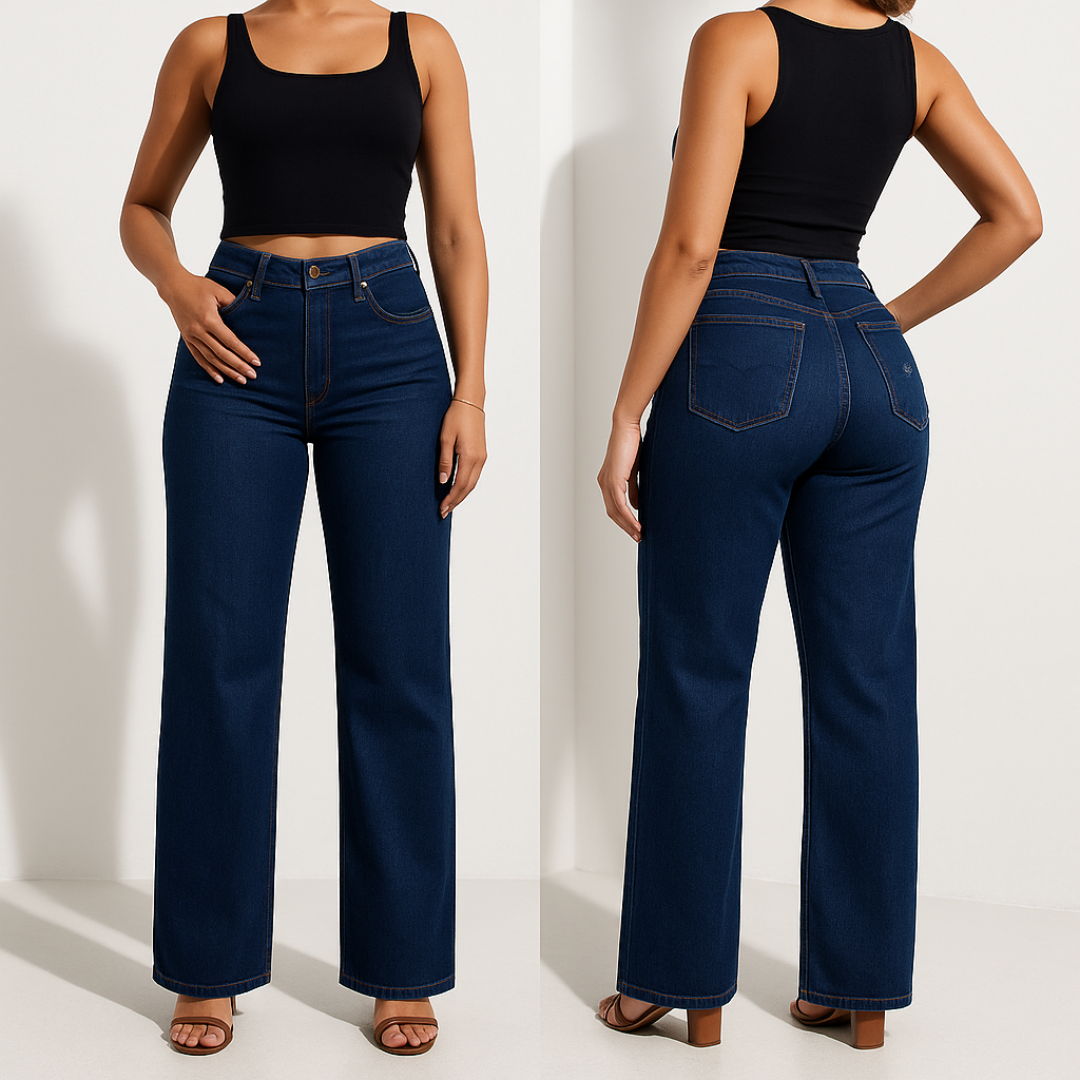 Velure® Mid-low Rise Stretch Jeans